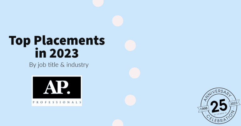 Top Job Titles & Placements in 2023